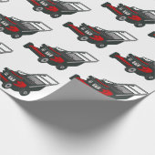 Rasenmäher Geschenkpapier (Ecke)