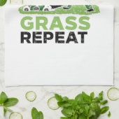 Rasenmäher Geschirrtuch (Gefaltet)