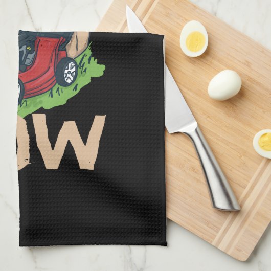 Rasenmäher Geschirrtuch (Viertel Falte)