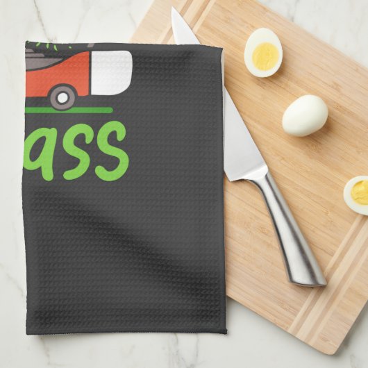 Rasenmäher Geschirrtuch (Viertel Falte)