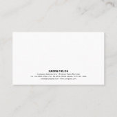 Rasenmäher Gras Landschaft Visitenkarte (Rückseite)