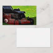 Rasenmäher Gras Landschaft Visitenkarte (Vorne/Hinten)