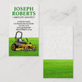 Rasenmäher | Gras schneiden Visitenkarte (Vorne/Hinten)