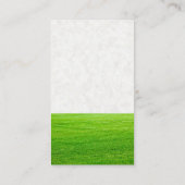 Rasenmäher | Gras schneiden Visitenkarte (Rückseite)