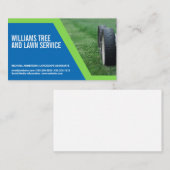 Rasenmäher | Grasschneiden Visitenkarte (Vorne/Hinten)