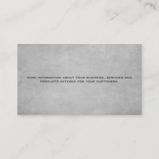 Rasenmäher | Grasschnitt Visitenkarte (Rückseite)