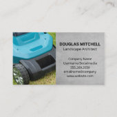 Rasenmäher | Grasschnitt Visitenkarte (Vorderseite)