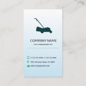 Rasenmäher, Haushalter, Gartenpflegekarte Visitenkarte (Rückseite)