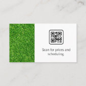 Rasenmäher | Hedge Trimmer | Gras Visitenkarte (Rückseite)