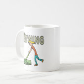 Rasenmäher Kaffeetasse (Vorderseite Links)