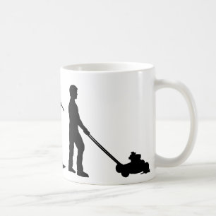 Rasenmäher Kaffeetasse