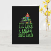 Rasenmäher Karte (Gelbe Blume)