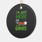 Rasenmäher Keramik Ornament (Links)