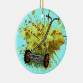 Rasenmäher Keramik Ornament (Rechts)