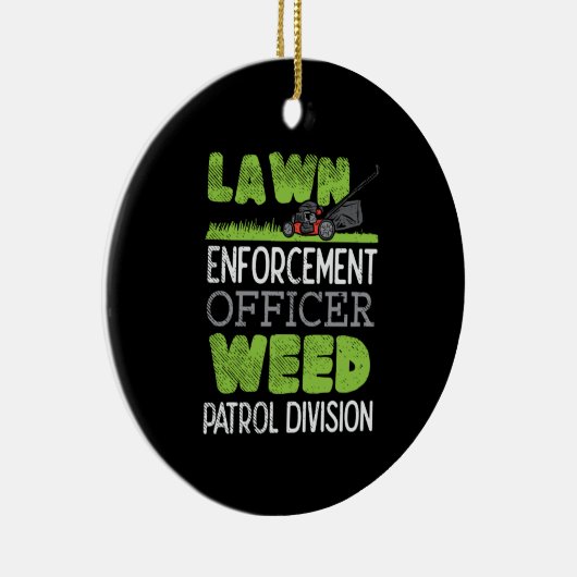 Rasenmäher Keramik Ornament (Rechts)