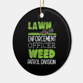 Rasenmäher Keramik Ornament (Links)