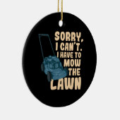 Rasenmäher Keramik Ornament (Rechts)