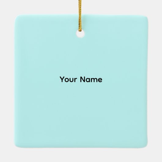 Rasenmäher Keramikornament (Rückseite)