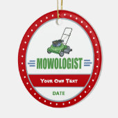 Rasenmäher Keramikornament (Links)