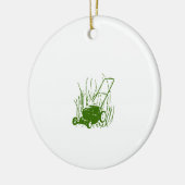 Rasenmäher Keramikornament (Links)