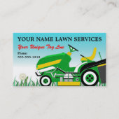 Rasenmäher | Landflucht | Bodenbewirtschaftungsdie Visitenkarte (Vorderseite)