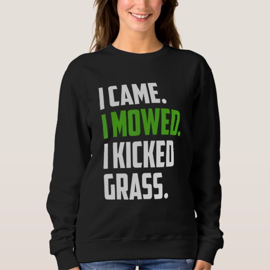 Rasenmäher Landscapi-Rasenmäher Sweatshirt (Vorderseite)