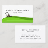 Rasenmäher - Landschaften Visitenkarte (Vorne/Hinten)