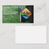 Rasenmäher | Landschaftsbild Visitenkarte (Vorne/Hinten)