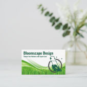 Rasenmäher | Landschaftsdienste Visitenkarte (Stehend Vorderseite)