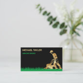 Rasenmäher Landschaftsgärten Visitenkarte (Stehend Vorderseite)