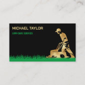 Rasenmäher Landschaftsgärten Visitenkarte (Vorderseite)