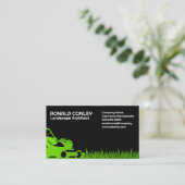 Rasenmäher | Landschaftsschutz Visitenkarte (Stehend Vorderseite)