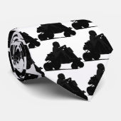 Rasenmäher-Laufen Krawatte (Gerollt)