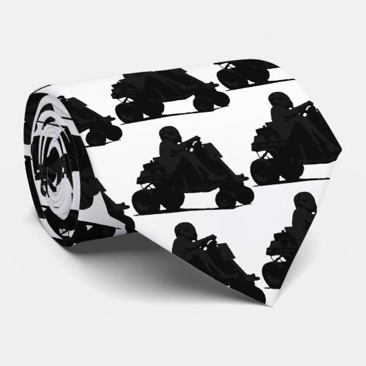 Rasenmäher-Laufen Krawatte (Gerollt)