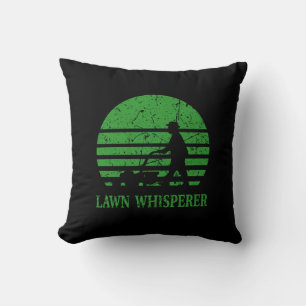 Rasenmäher Lawn Whisperer Gardener Geschenk Kissen