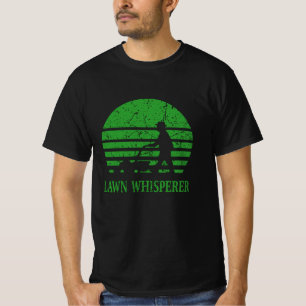 Rasenmäher Lawn Whisperer Gardener Geschenk T-Shirt