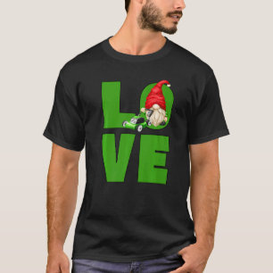 Rasenmäher Liebe Gartenarbeit Opa Gnom Für Rasen M T-Shirt