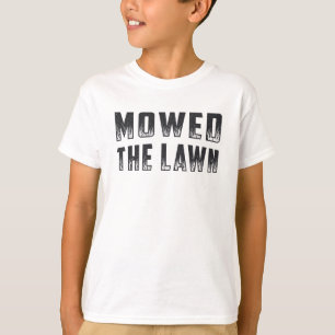 Rasenmäher mähen den Garten T-Shirt