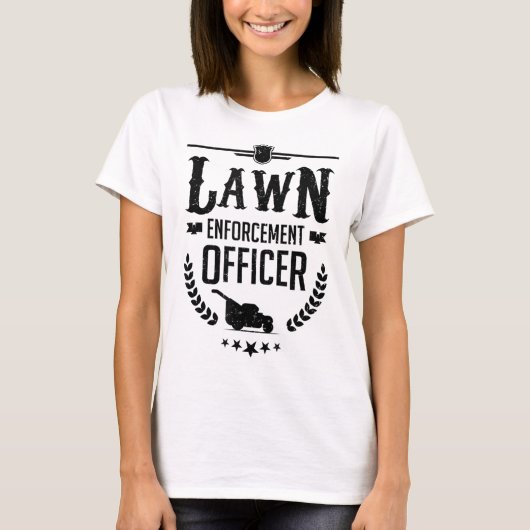 Rasenmäher Mäher Gartengarten - Durchsetzung der V T-Shirt (Vorderseite)