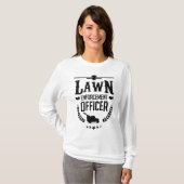 Rasenmäher Mäher Gartengarten - Durchsetzung der V T-Shirt (Vorne ganz)