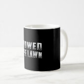 Rasenmäher mähte die Rasenmäher Kaffeetasse (VorderseiteRechts)
