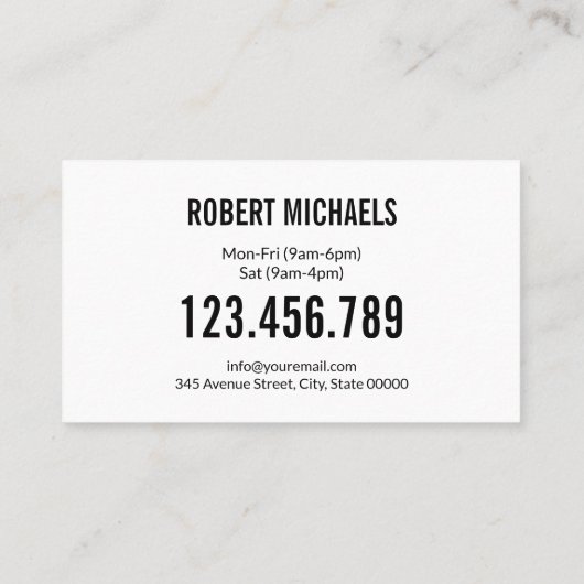 Rasenmäher mit Grasgartenbau Landschaften Visitenkarte (Rückseite)