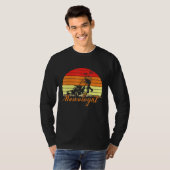 Rasenmäher mit Groundskeeper-Rasenmäher T-Shirt (Vorne ganz)
