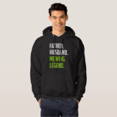 Rasenmäher mit Vatermäher Landscaping Hoodie (Vorne ganz)