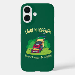 Rasenmäher mit Whisperer-Rasenmäher Gartengarten iPhone 16 Hülle