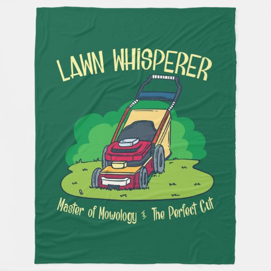 Rasenmäher mit Whisperer-Rasenmäher Gartengarten Fleecedecke (Vorderseite)