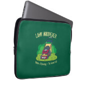 Rasenmäher mit Whisperer-Rasenmäher Gartengarten Laptopschutzhülle (Vorne Rechts)