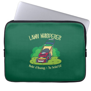 Rasenmäher mit Whisperer-Rasenmäher Gartengarten Laptopschutzhülle