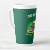 Rasenmäher mit Whisperer-Rasenmäher Gartengarten Milchtasse (Linke Ecke)