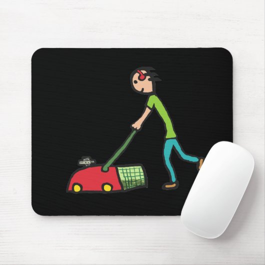 Rasenmäher Mousepad (Mit Mouse)